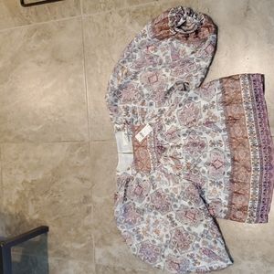 Anthropologie NWT silk blouse size XS